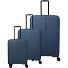  Air Stripe 4 Rollen Kofferset 3-teilig mit Dehnfalte Variante navy