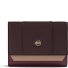  Circle Geldbörse RFID Schutz Leder 12 cm Variante bordeaux