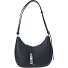  Goccia Schultertasche Leder 22 cm Variante nero 1