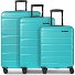  Munich 4.0 4 Rollen Kofferset 3-teilig mit Dehnfalte Variante aqua dull