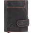  Vintage Original Geldbörse RFID Leder 8,5 cm Variante azur