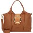  Silvana Schultertasche Leder 30 cm Variante golden sand