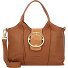  Silvana Schultertasche Leder 30 cm Variante golden sand