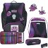  Alpha Schulranzen-Set 5-teilig Variante Pink Pixel
