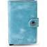  Miniwallet Vintage Kreditkartenetui Geldbörse RFID Leder 6,5 cm Variante teal