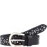  Nietengürtel Leder Variante schwarz | 105 cm