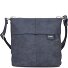  Mademoiselle.M Schultertasche 25 cm Variante nubuk blue