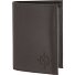  Leather Geldbörse RFID Schutz Leder 10 cm Variante braun-windrose 2.0
