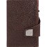  Click & Slide Kreditkartenetui Geldbörse RFID Leder 6,5 cm Variante brown-brown