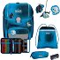  Genius Exklusiv Safety Light Schulranzen-Set Variante Polar Blue