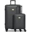  Palermo 4-Rollen Kofferset S + L Variante black 1