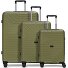  Essentials 05 3-SET 4 Rollen Kofferset 3-teilig Variante dark-olive 2