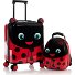  Kids 4-Rollen Kofferset 2tlg. Variante lady bug
