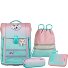  Perfecto Schulranzen-Set 5-teilig Variante Gradient Strawberry