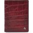  Geldbörse RFID Schutz Leder 12.2 cm Variante red