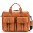  Memphis Aktentasche Leder 39 cm Laptopfach Variante cognac