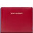  Blue Square Geldbörse RFID Schutz Leder 11 cm Variante red