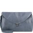  Fold Umhängetasche Leder 20 cm Variante blau