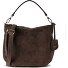  Juna Handtasche Leder 33 cm Variante dark brown