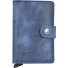  Miniwallet Vintage Kreditkartenetui Geldbörse RFID Leder 6,5 cm Variante vintageblue