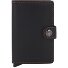  Miniwallet Original Kreditkartenetui Geldbörse RFID Leder 6,5 cm Variante black-brown