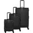  Umbria 4 Rollen Kofferset 3-teilig mit Dehnfalte Variante black