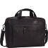  Den Haag Aktentasche Leder 40 cm Laptopfach Variante schwarz