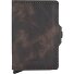  Twinwallet Kreditkartenetui RFID Schutz Leder 6.5 cm Variante chocolate