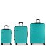  Juego 3 4-Rollen Kofferset 3tlg. Variante turquesa
