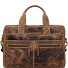  Vintage Aktentasche Leder 38 cm Laptopfach Variante brown