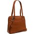  Belgrado Schultertasche Leder 32 cm Laptopfach Variante cognac