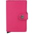  Miniwallet Crisple Kreditkartenetui Geldbörse RFID Leder 6,5 cm Variante fuchsia