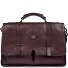  Isaia Aktentaschen Messenger Leder 43 cm Laptopfach Variante castagna
