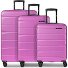  Munich 4.0 4 Rollen Kofferset 3-teilig mit Dehnfalte Variante pink dull
