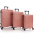  Zen 4 Rollen Kofferset 3-teilig mit Dehnfalte Variante coral