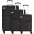  Travel Line 6704 4 Rollen Kofferset 3-teilig Variante schwarz