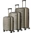  Air Base 4 Rollen Kofferset 3-teilig mit Dehnfalte Variante champagner