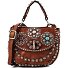  Afrodite Mini Bag Handtasche Leder 18 cm Variante cognac