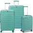  B-Flying Move 4 Rollen Kofferset 3-teilig mit Dehnfalte Variante salbei