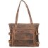  Vintage Schultertasche Leder 36 cm Variante cognac