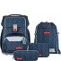  Basis Schulranzen-Set 4-teilig Variante Set „Blue Lines