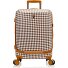  EZ Fashion 4 Rollen Kabinentrolley S 53 cm mit Dehnfalte Variante brown houndstooth