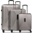  Essentials 14 4 Rollen Kofferset 3-teilig mit Dehnfalte Variante coffee grey metallic