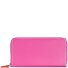  Large Double Zip Around Purse Geldbörse Leder 18 cm Variante sangria multi