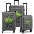  Interface 4 Rollen Kofferset 3-teilig Variante green