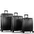  Xtrak 4 Rollen Kofferset 3-teilig mit Dehnfalte Variante black