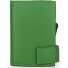  SecWal 2 Kreditkartenetui Geldbörse RFID Leder 9 cm Variante grün