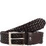  Business Flechtgürtel Leder Variante ebony | 105 cm