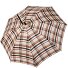  Steel Burgund Stockschirm 80 cm Variante karo beige