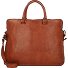  Submarine Handtasche Leder 38 cm Laptopfach Variante cognac